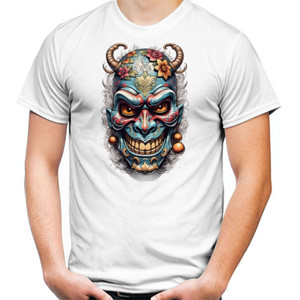 Kaos samurai mask day of the dead