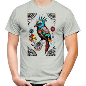 Kaos pop art tribal bird