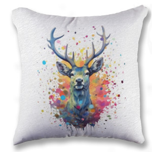 Bantal Bantal potret Rusa penuh warna