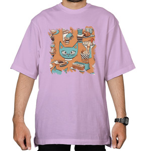 Kaos Oversize diners dan milkshake