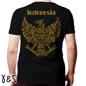 Kaos Garuda Indonesia Ornamen