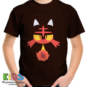 Kaos POK003 - Litten Face Blow Tees