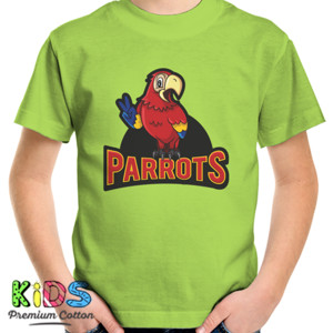 Kaos DISTRO PARROTS LOGO