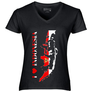 Kaos I ♥ INDONESIA