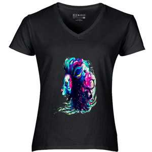 Kaos lion abstract