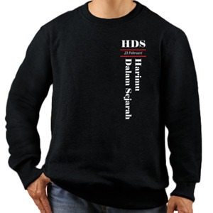 Jaket Sweater Kaos HDS - 23 Februari