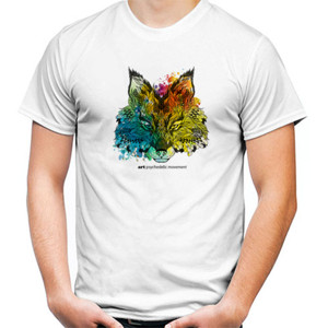 Kaos colourfull foxy