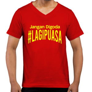 Kaos  Jangan Digoda Lagi Puasa