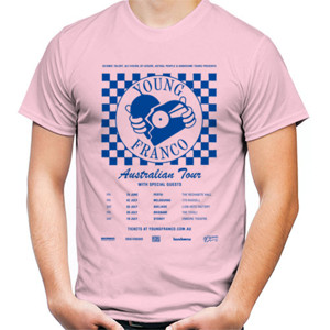 Kaos Young Franco Heart tshirt pria wanita retro