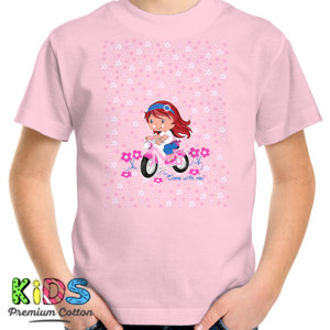 Kaos Biking Girl