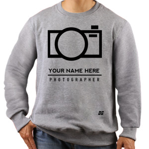 Jaket Sweater Photographer's Camera Black Edition