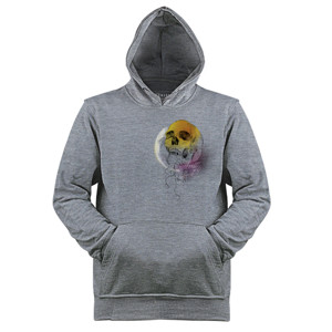 Jaket Hoodie Yellow Skull