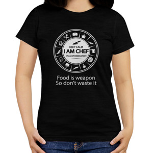 Kaos Kaos Chef warna Abu