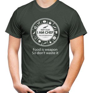 Kaos Kaos Chef warna Abu