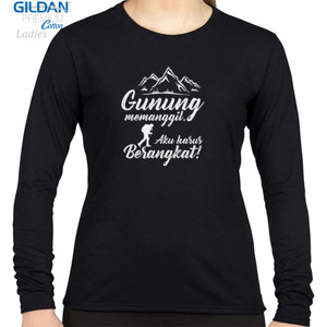 Kaos Gunung - Gunung memanggil. Aku harus berangkat!