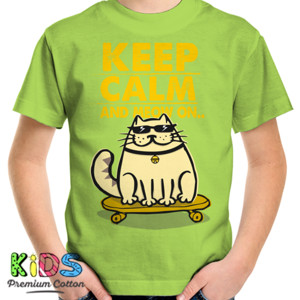Kaos KEEP CALM AND MEOW ON
