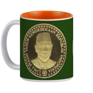 Mug Gekas Motif Uang Kuno Rp 850,000