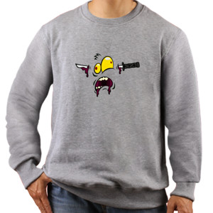 Jaket Sweater Crazy face