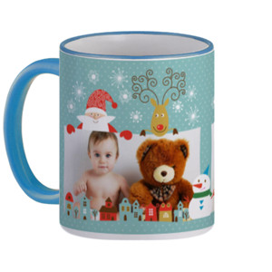 Mug Merry Christmas Blue
