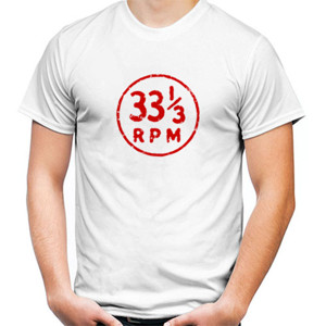 Kaos 33 rpm vinyl record icon Geek Nerd