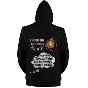 Jaket Hoodie Kaos Inspired (Inspirasi) Filosofi Kopi #3