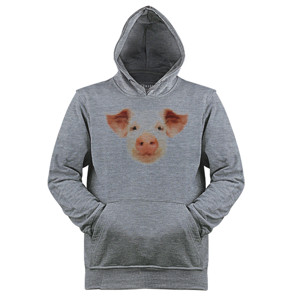 Jaket Hoodie Pig Mosaic