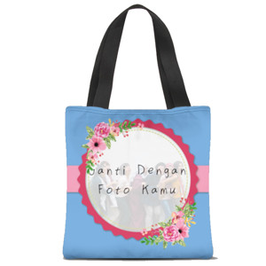 Tas Tote Fullprint Foto Bunga Tas Tote
