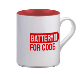 Mug Battery for code - Codetual
