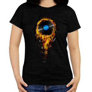 Kaos Vinyl Disc Flame