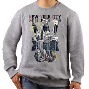Jaket Sweater New York City with Shape