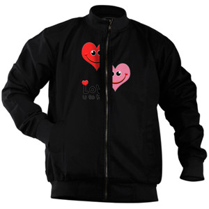Jaket Bomber Happy Valentine's Day - Love you so Much T Shirt