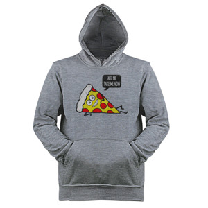 Jaket Hoodie Pizza Love
