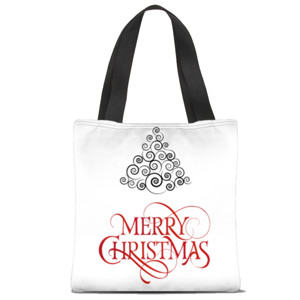 Tas Tote Fullprint Merry Christmas