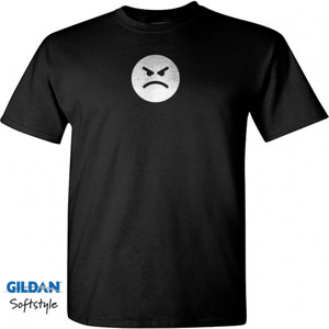 Kaos Flat Angry Emoticon 