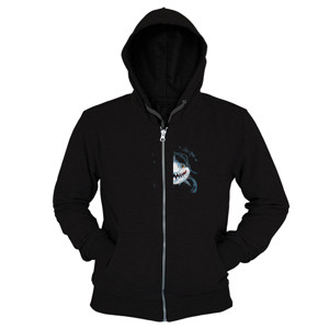 Hoodie Zipper Ikan Hiu
