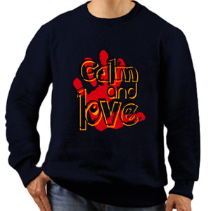 Jaket Sweater calm and love