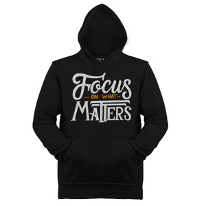 Jaket Hoodie Motivasi - Focus On What Matters