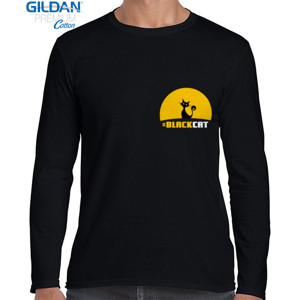 Kaos Black Cat (Depan-Kecil)