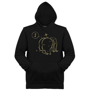 Jaket Hoodie Zodiak - Gemini Gold