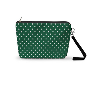 Pouch Trapesium Esmeralda Polka Pouch