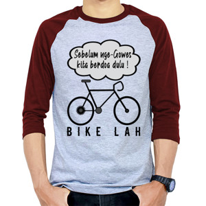 Kaos Raglan Bike lah