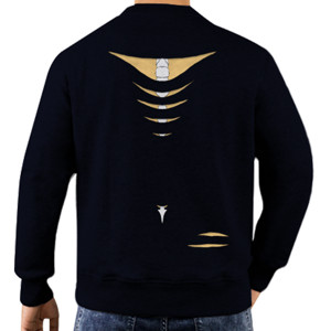 Jaket Sweater Tulang belakang
