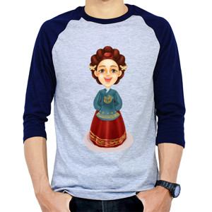 Kaos Raglan Korean Women