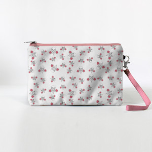 Dompet Skull Rose Pattern