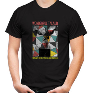 Kaos Wonderful Talaud- Monumen Tuhan Yesus  Memberkati