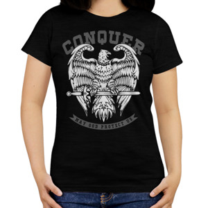 Kaos CONQUER MAY GOD PROTECT US