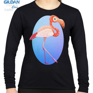 Kaos Cute Flamingo - Kaos Burung Flamingo Keren