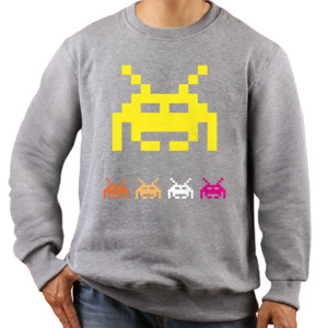 Jaket Sweater Space Invaders