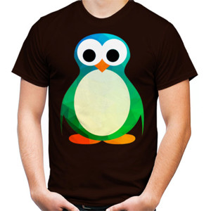 Kaos Simple Cute Penguin - Kaos Sederhana Penguin Keren