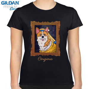 Kaos Round Neck Shirt (Gildan) - Majestic Corgious